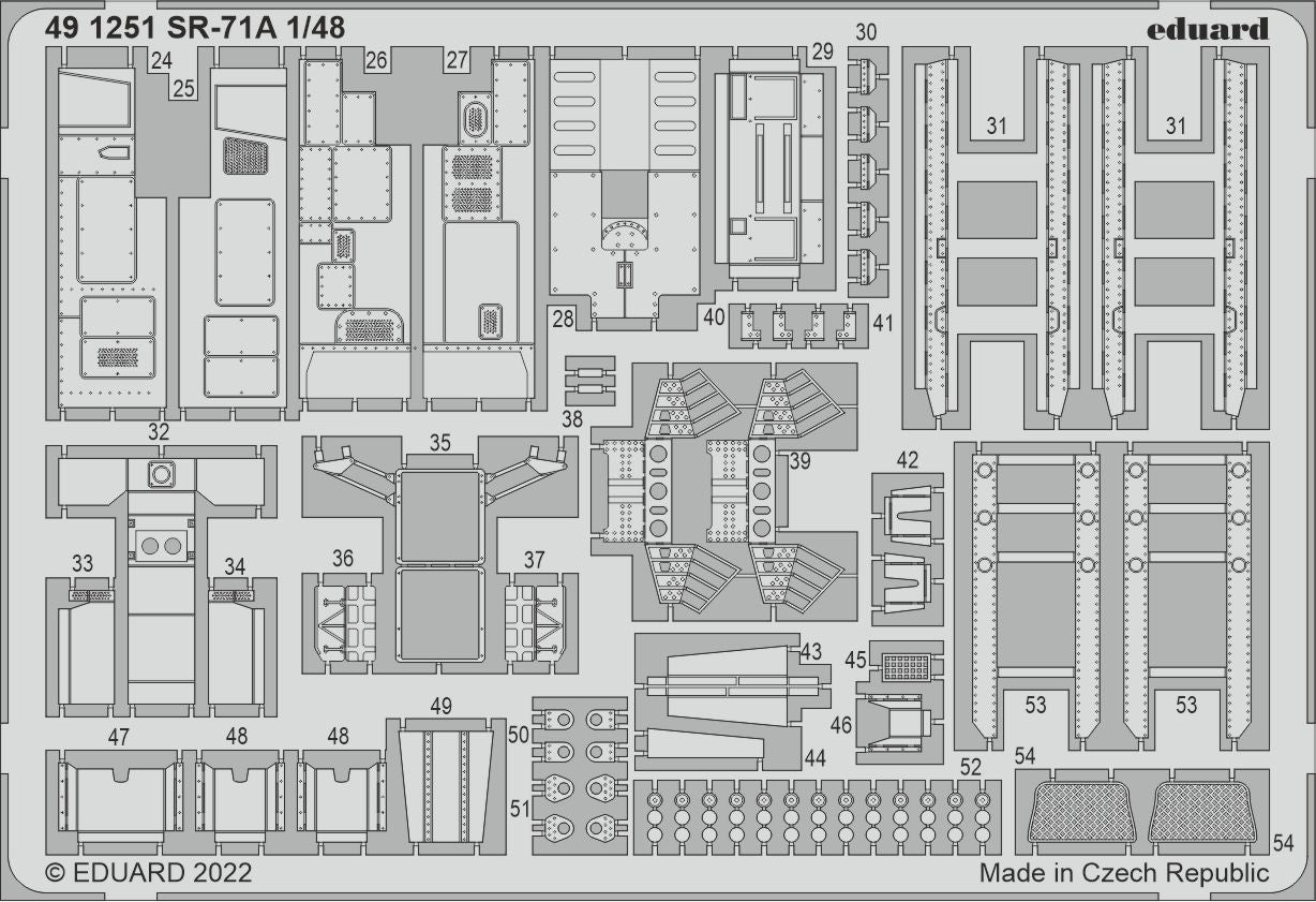 Eduard ED491251 1:48 Lockheed SR-71 Blackbird interior