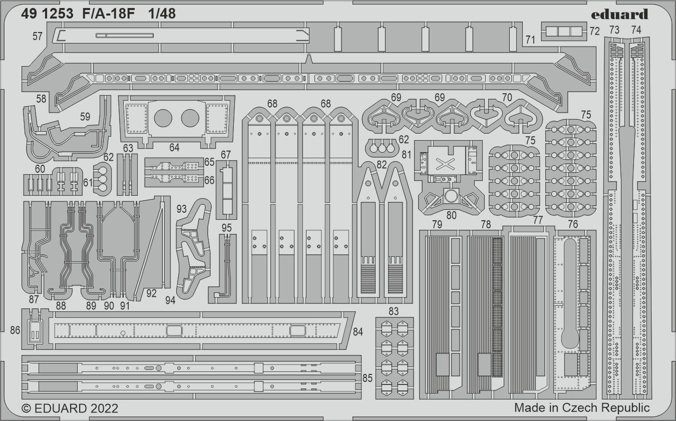 Eduard ED491253 1:48 Boeing F/A-18F Hornet