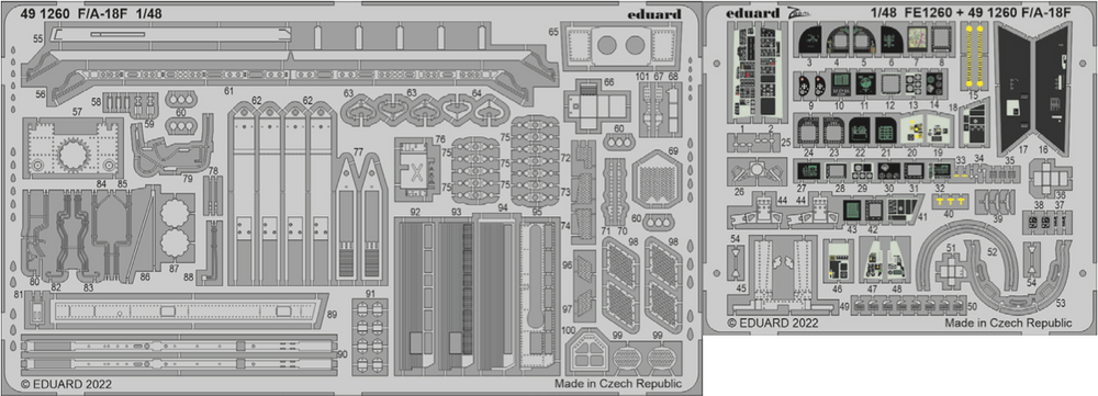 Eduard ED491260 1:48 Boeing F/A-18F Hornet