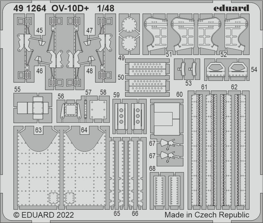 Eduard ED491264 1:48 North-American/Rockwell OV-10D+