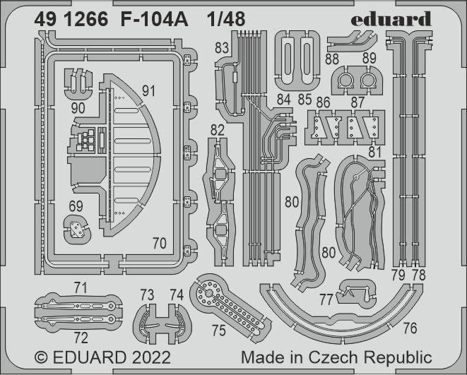 Eduard ED491266 1:48 Lockheed F-104A Starfighter
