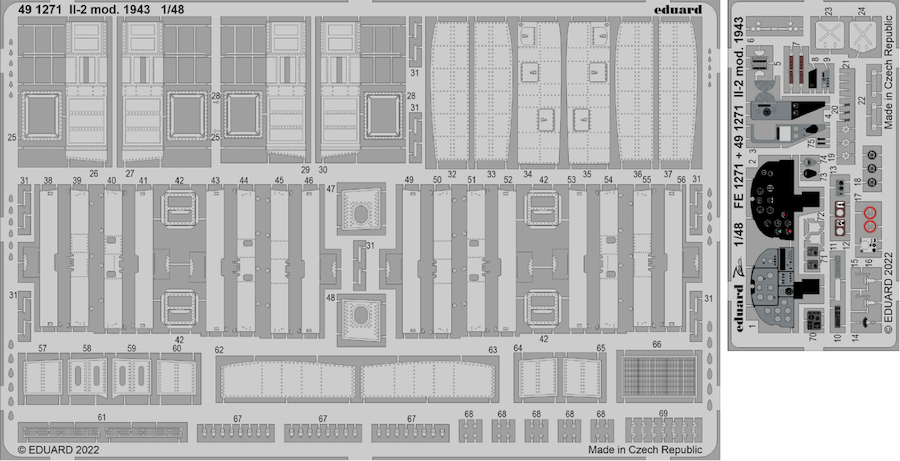 Eduard ED491271 1:48 Ilyushin Il-2 mod