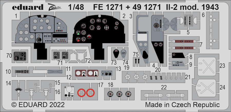Eduard ED491271 1:48 Ilyushin Il-2 mod
