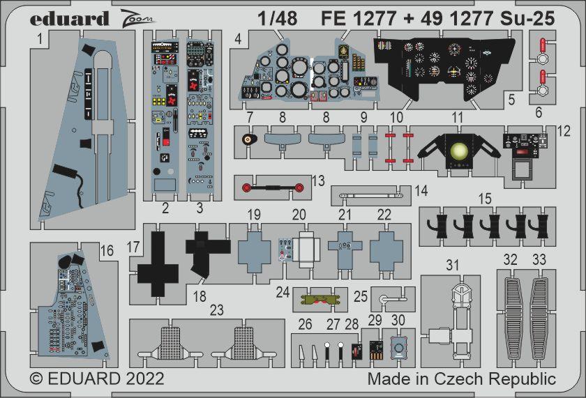 Eduard ED491277 1:48 Sukhoi Su-25