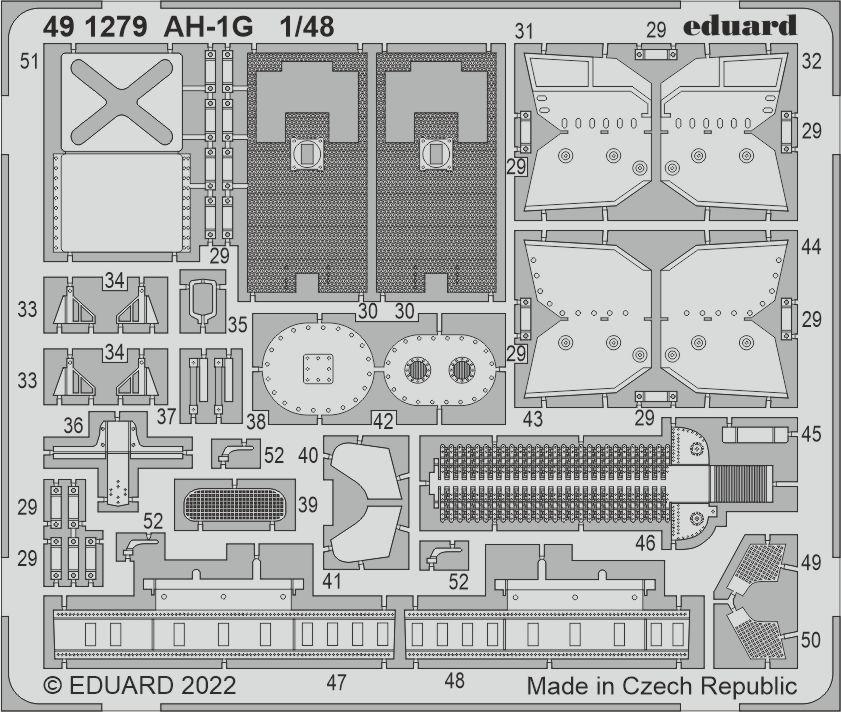 Eduard ED491279 1:48 Bell AH-1G Cobra