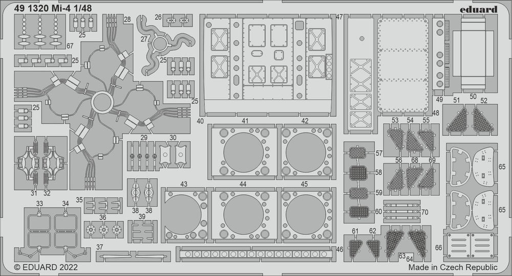 Eduard ED491320 1:48 Mil Mi-4