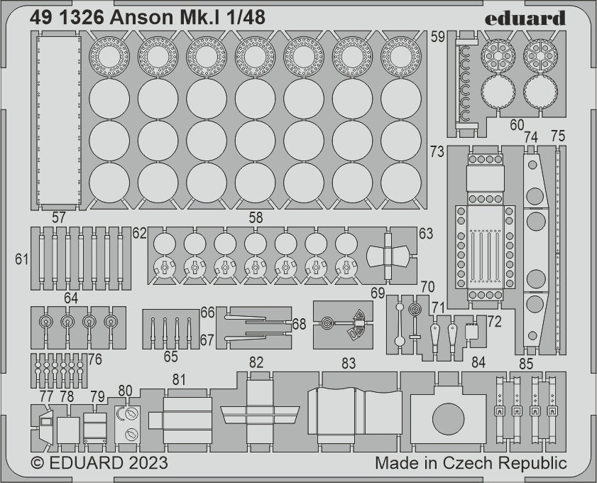 Eduard ED491326 1:48 Avro Anson Mk.I
