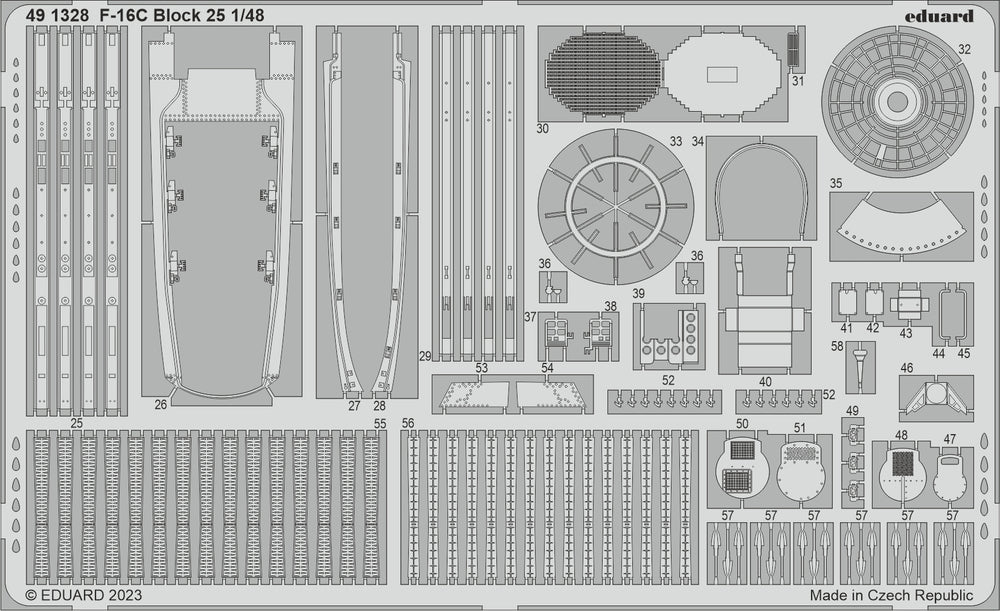 Eduard ED491328 1:48 Lockheed-Martin F-16C Block 25