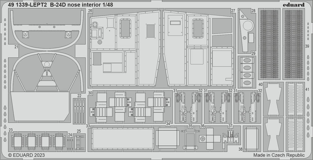 Eduard ED491339 1:48 Consolidated B-24D Liberator nose interior