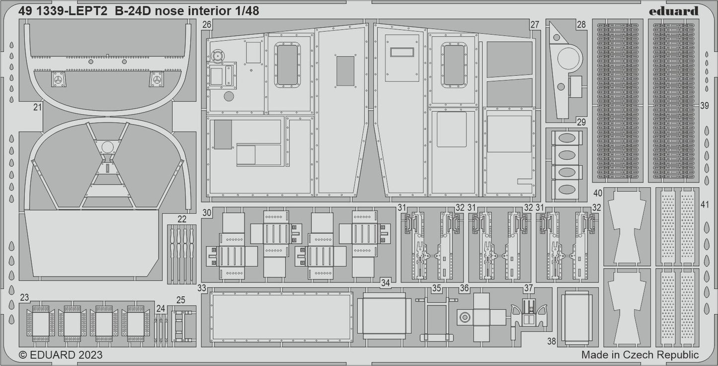 Eduard ED491339 1:48 Consolidated B-24D Liberator nose interior