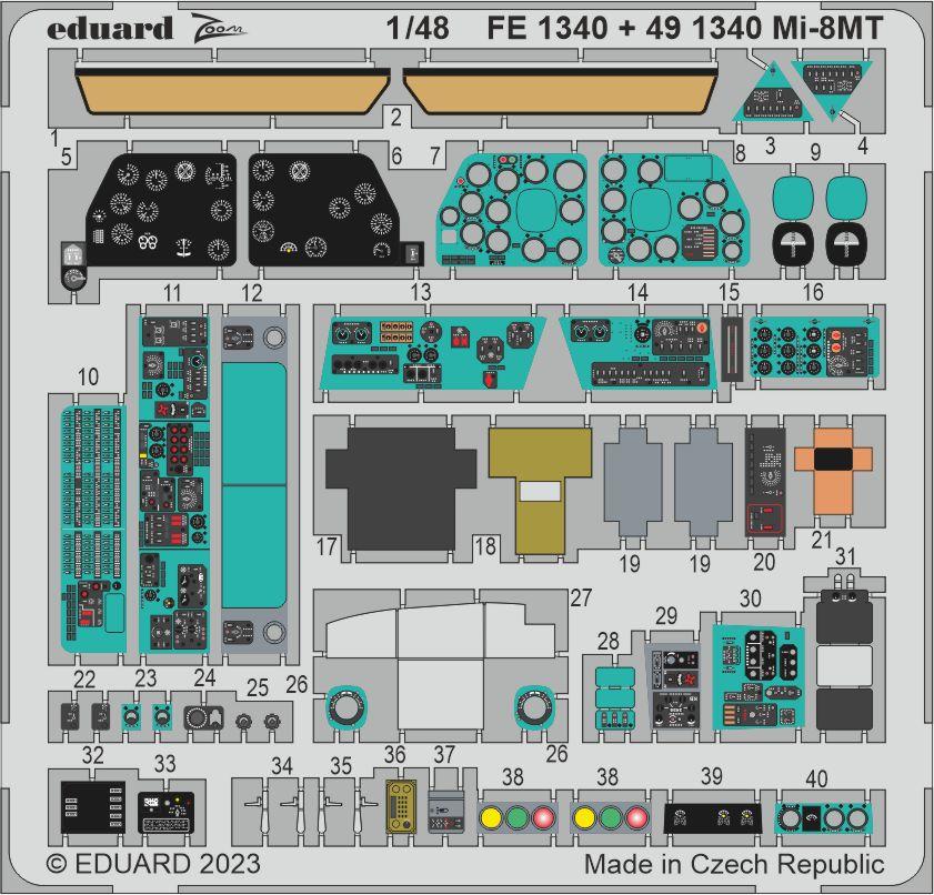 Eduard ED491340 1:48 Mil Mi-8MT