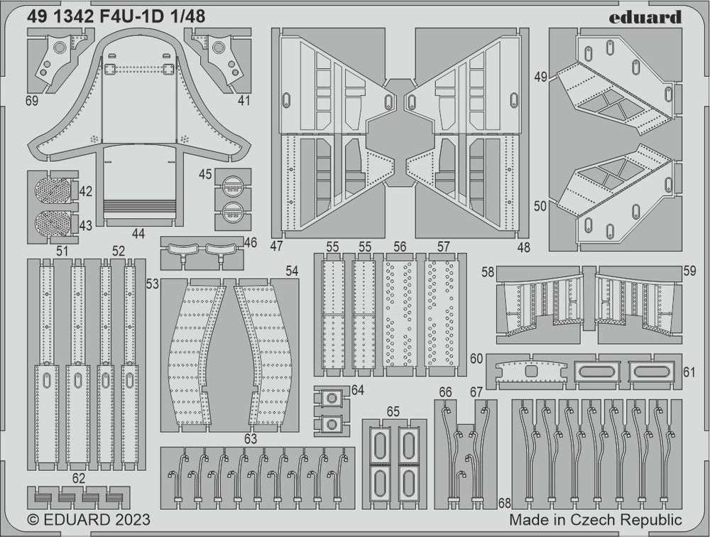 Eduard ED491342 1:48 Vought F4U-1D Corsair