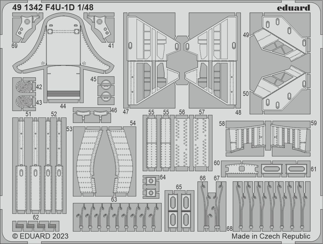 Eduard ED491342 1:48 Vought F4U-1D Corsair