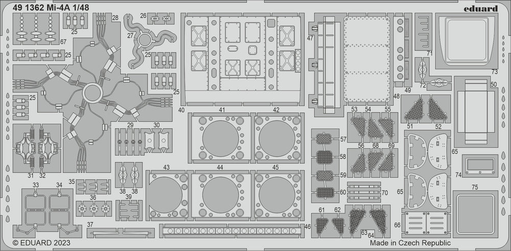Eduard ED491362 1:48 Mil Mi-4A