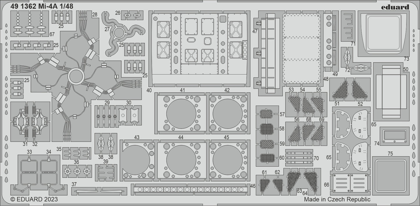 Eduard ED491362 1:48 Mil Mi-4A