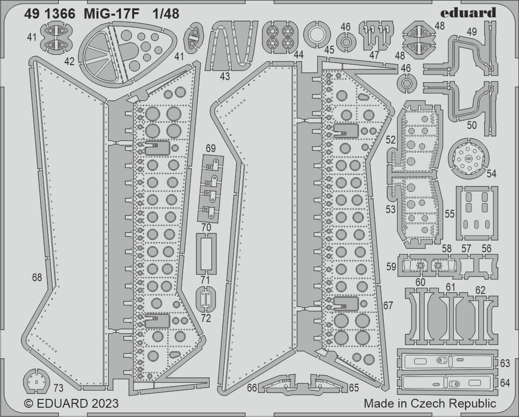 Eduard ED491366 1:48 Mikoyan MiG-17F