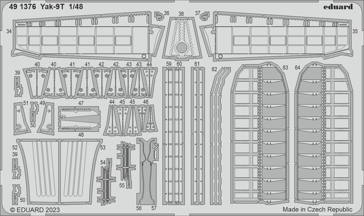 Eduard ED491376 1:48 Yakovlev Yak-9T