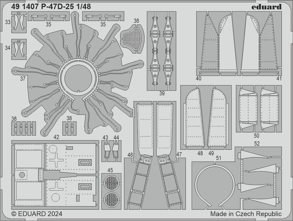 Eduard ED491407 1:48 Republic P-47D-25RE Thunderbolt