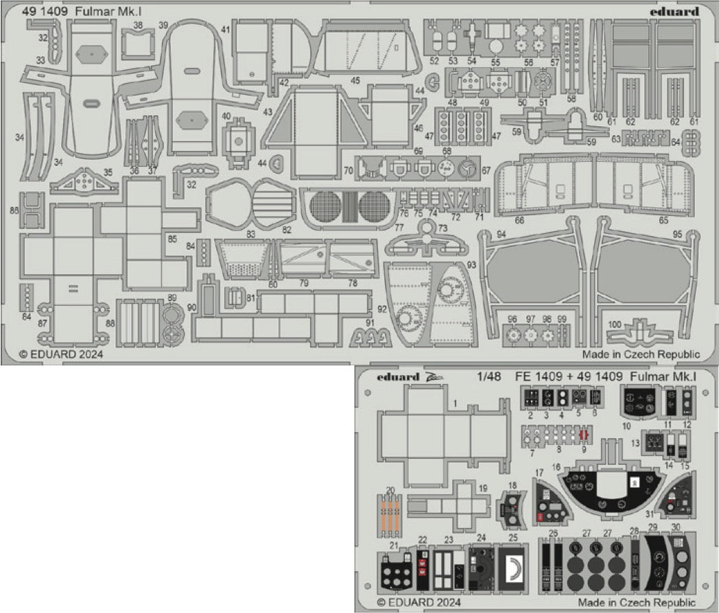 Eduard ED491409 1:48 Fairey Fulmar Mk.I