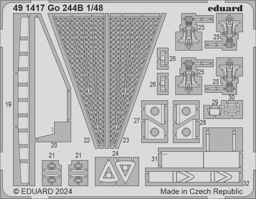 Eduard ED491417 Gotha Go-244B 1:48