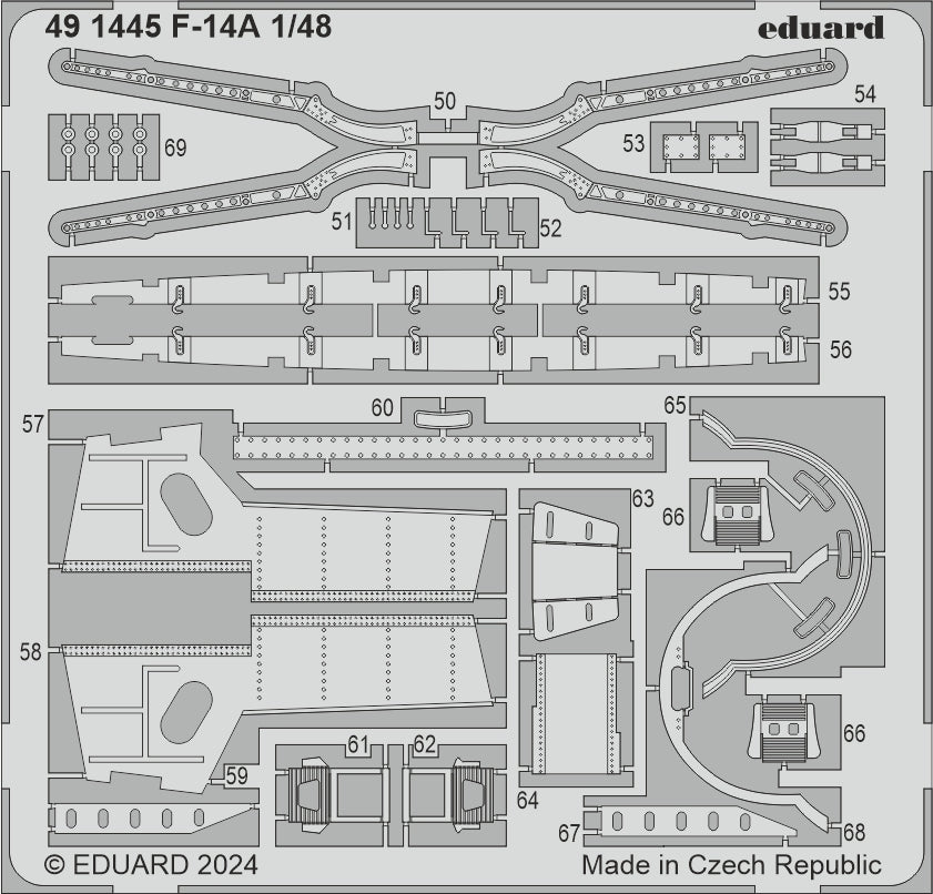 Eduard ED491445 1:48 Grumman F-14A Tomcat