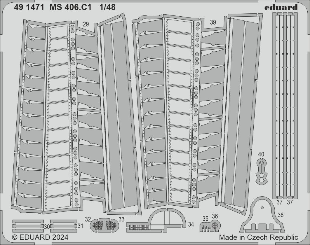 Eduard ED491471 1:48 Morane-Saulnier MS.406C1