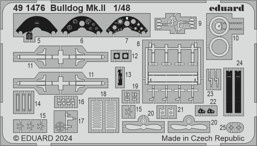 Eduard ED491476 Bristol Bulldog Mk.II 1:48