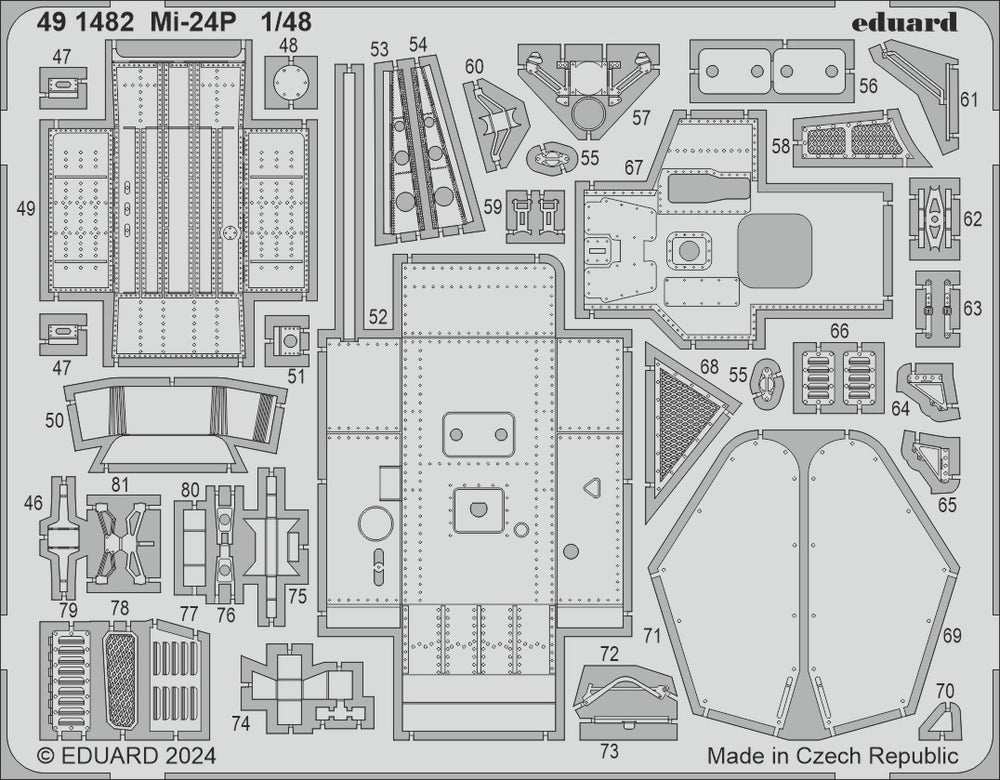 Eduard ED491482 Mil Mi-24P 1:48