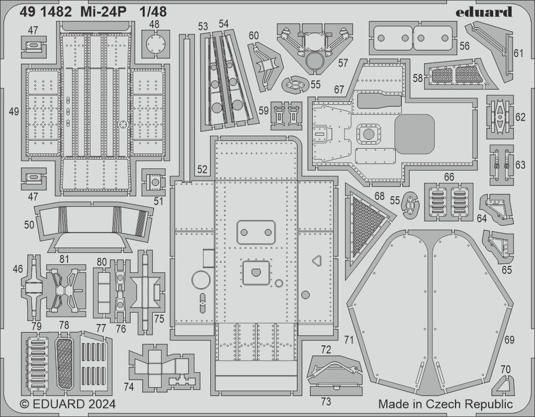 Eduard ED491482 Mil Mi-24P 1:48