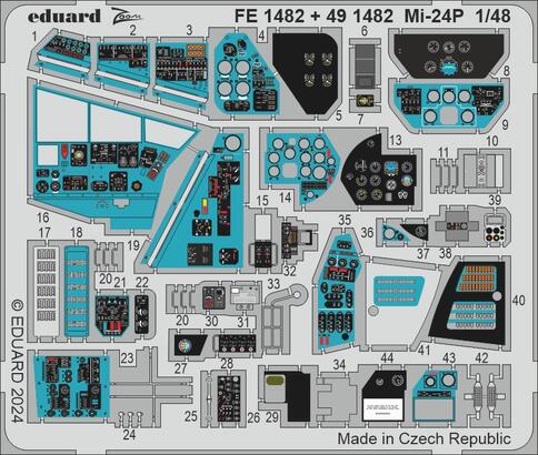 Eduard ED491482 Mil Mi-24P 1:48