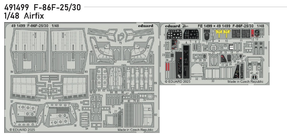 Eduard ED491499 North-American F-86F-25/30 1:48