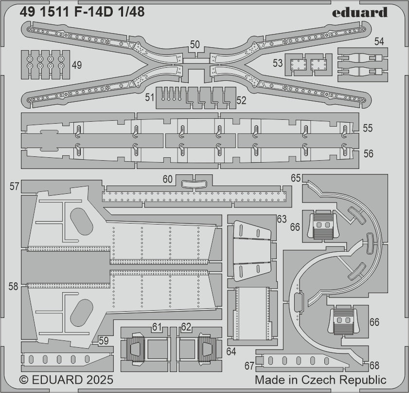 Eduard ED491511 Grumman F-14D Tomcat 1:48