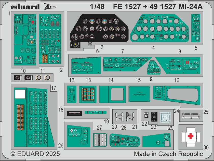 Eduard ED491527 MiL Mi-24A 1:48