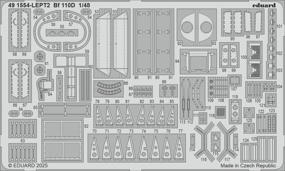 Eduard ED491554 Messerschmitt Bf-110D 1:48