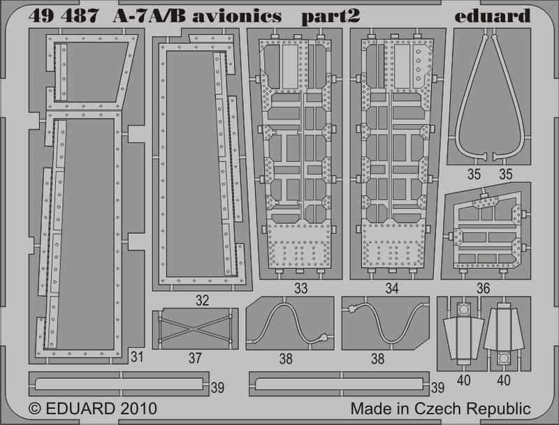 Eduard ED49487 1:48 LTV A-7A/A-7B Corsair avionics