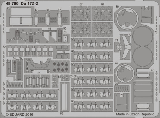 Eduard ED49790 1:48 Dornier Do-17Z-2