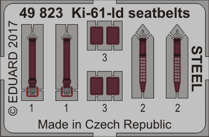 Eduard ED49823 1:48 Kawasaki Ki-61-Id Hien seatbelts STEEL
