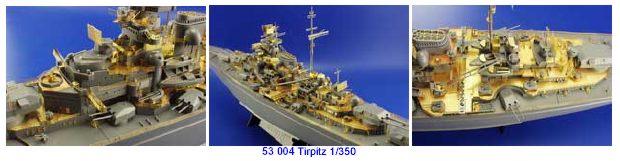 Eduard ED53004 1:350 Tirpitz German Battleship Battleship