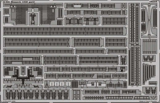 Eduard ED53035 1:350 Bismark/Bismarck German battleship