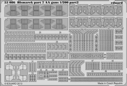 Eduard ED53086 1:200 Bismark/Bismarck 1941 part 7