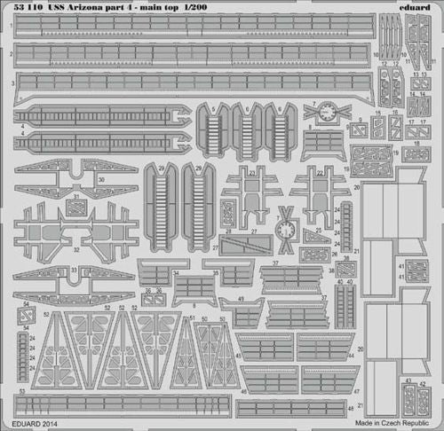 Eduard ED53110 1:200 USS Arizona part 4