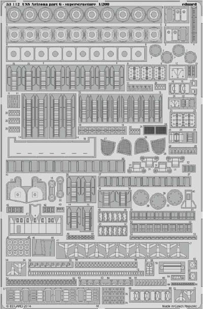 Eduard ED53112 1:200 USS Arizona part 6
