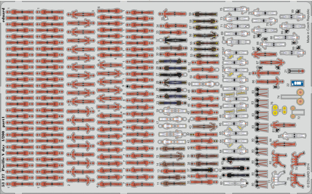 Eduard ED53127 1:200 Pacific V-Day figures