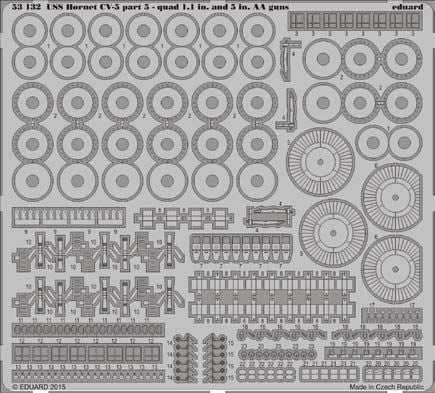 Eduard ED53132 1:200 USS Hornet CV-8 part 5