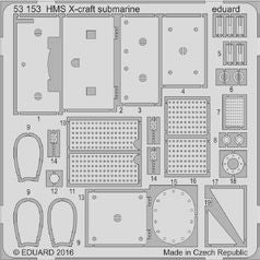Eduard ED53153 1:35 British X-Craft Submarine