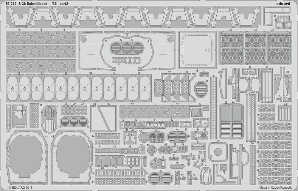 Eduard ED53212 1:35 Schnellboot S-38