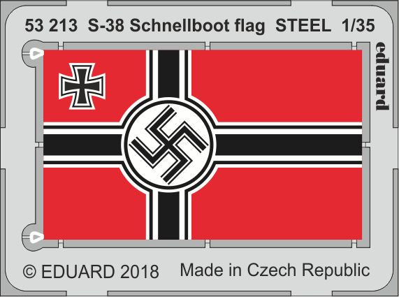 Eduard ED53213 1:35 Schnellboot S-38 flag STEEL