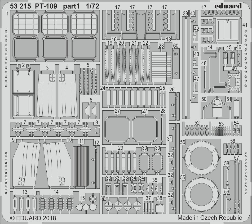 Eduard ED53215 1:72 PT109 Patrol Torpedo Boat