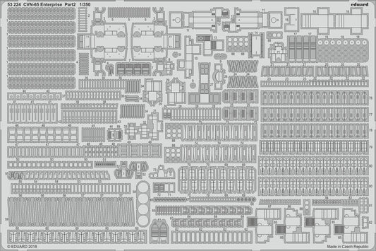 Eduard ED53224 1:350 USS Enterprise CVN-65 pt.2 aircraft detailing set