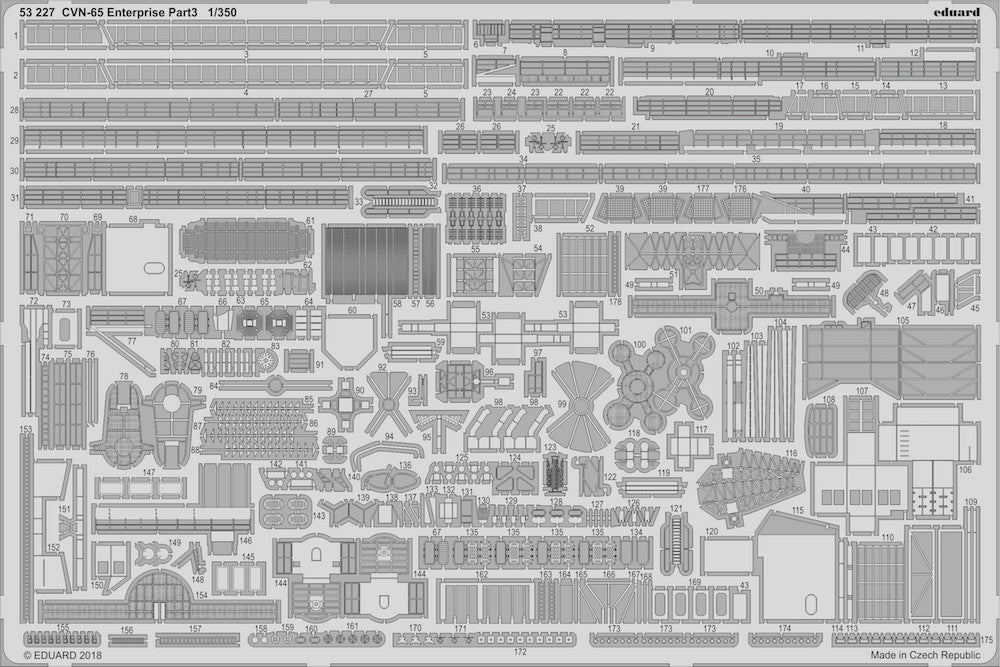 Eduard ED53227 1:350 USS Enterprise CVN-65 pt.3